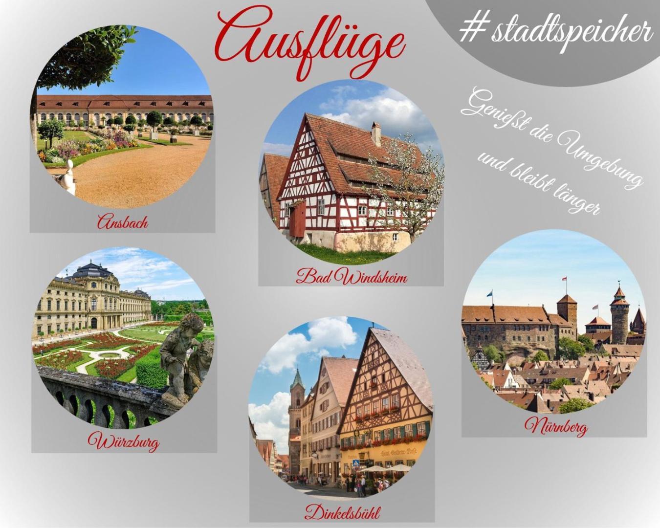 #Stadtspeicher - Gruener Stern Das Apartment Mitten In Der Altstadt Rothenburg ob der Tauber Exterior foto