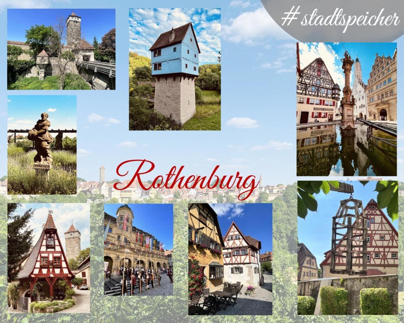 #Stadtspeicher - Gruener Stern Das Apartment Mitten In Der Altstadt Rothenburg ob der Tauber Exterior foto