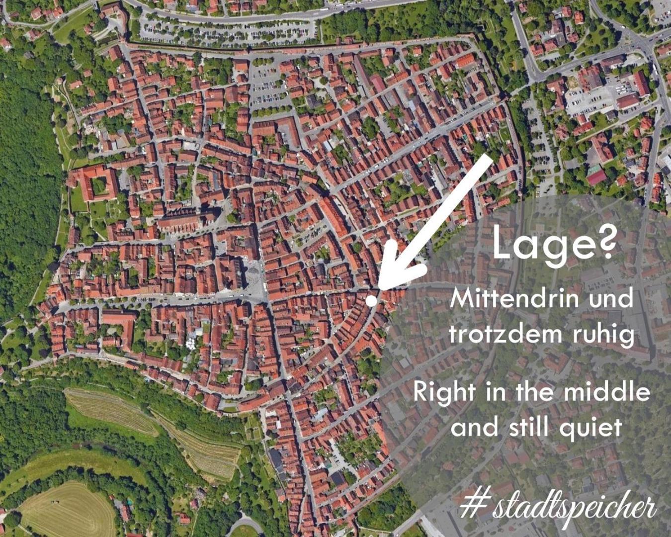 #Stadtspeicher - Gruener Stern Das Apartment Mitten In Der Altstadt Rothenburg ob der Tauber Exterior foto